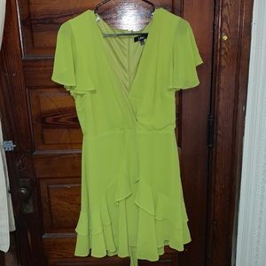 Lime Green Lulu’s mini dress
